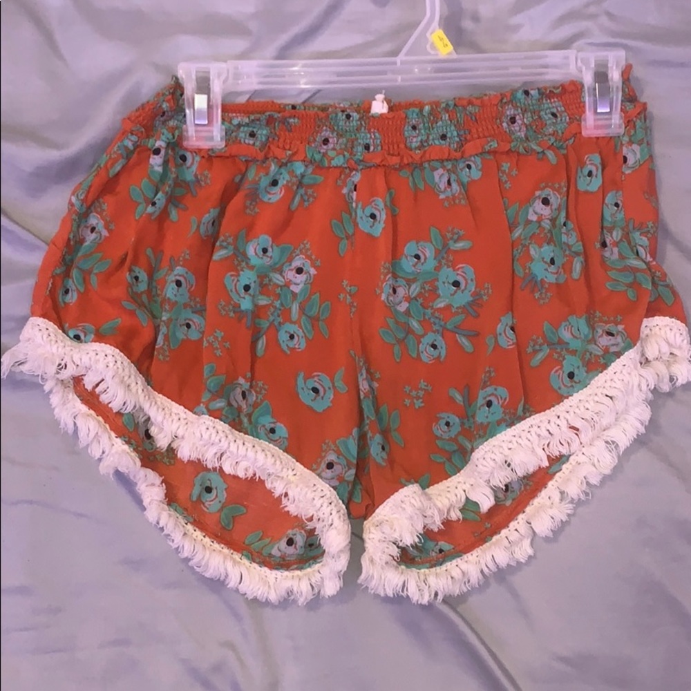 Orange shorts